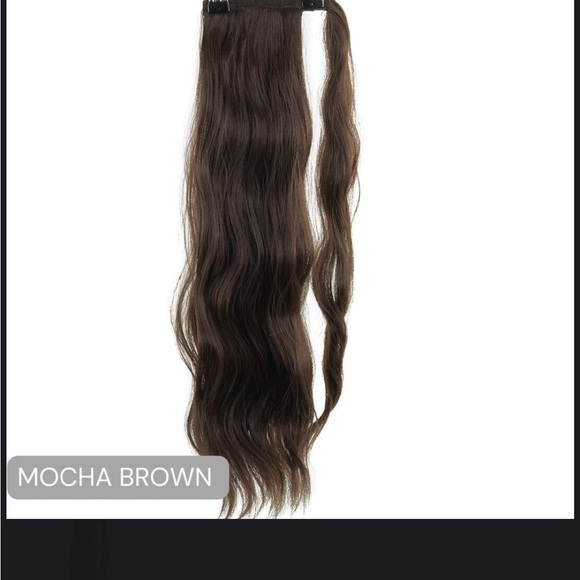 U part hair wig & ponytail - mocha brown- Easilocks - Picture 6 of 6